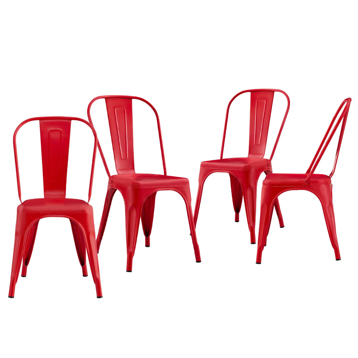 Pack 4 Sillas Industriales Strong 45x54x85cm Thinia Home Sillas de Comedor 1